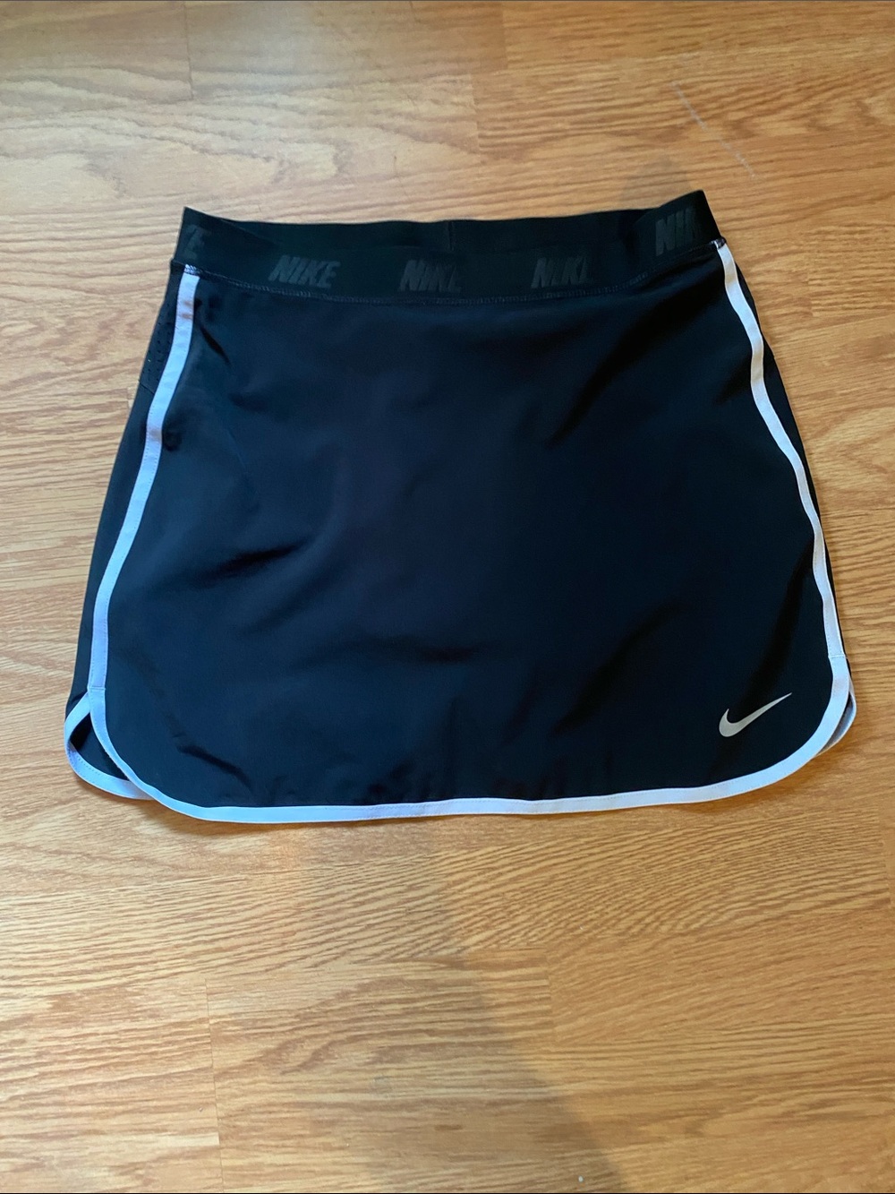 Nike Black Mini Skirt with White Trim